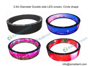 curved LED wall