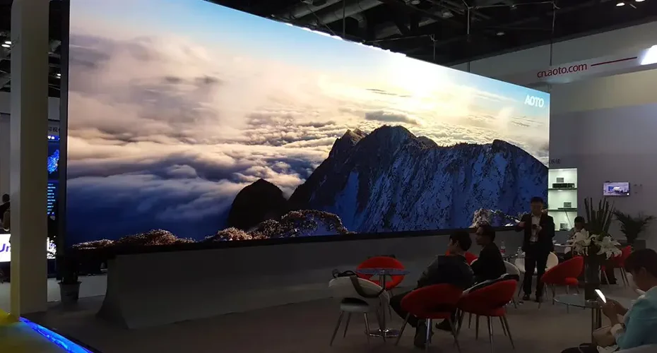 Massive LED screens
